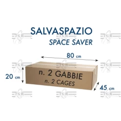 Cage D'élevage Pliable "CORTINA" 120x40x40 Cm -Magasin D'oiseaux cage d elevage pliable cortina 120x40x40 cm 1 5