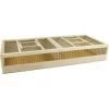 Cage De Transport Double En Bois 68x30x11cm -Magasin D'oiseaux cage de transport double en bois 68x30x11