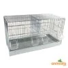 Cage Domus-Molinari 64cm Chromée -Magasin D'oiseaux cage domus molinari 64cm chromee