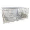 Cage Domus-Molinari 90cm Laquée En Blanc