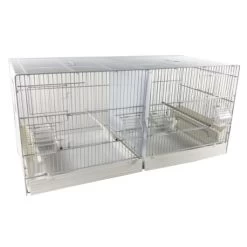 Cage Domus-Molinari 90cm Laquée En Blanc