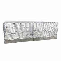 Cage Domus-Molinari 90x29 Cm Laquée En Blanc