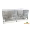 Cage Domus-Molinari 90cm Blanche Avec Parois Latérales Amovibles 1 Cage Domus-Molinari 90cm Blanche Avec Parois Latérales Amovibles -Magasin D'oiseaux cage domus molinari avec parois laterales amovible de 90cm blanche