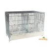Cages Domus-Molinari 45cm Chromée -Magasin D'oiseaux cages domus molinari 55x27x35cm