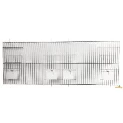 FAUNA Devanture Chromée 80 X 30 Cm