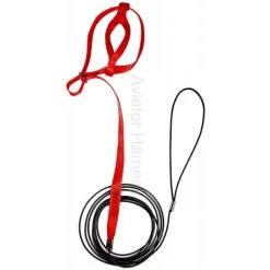 Harnais Pour Perruches Aviator - Petit/Rouge -Magasin D'oiseaux harnais pour perruches aviator petitrouge 2