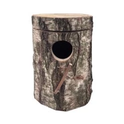 Nichoir En Bouleau Pour Grandes Perruches (32cm)
