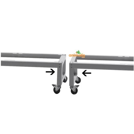 Pied Sur Roulettes Pour Les Cages Pliables De 90 Cm - 2gr 4 Pied Sur Roulettes Pour Les Cages Pliables De 90 Cm - 2gr – Image 2